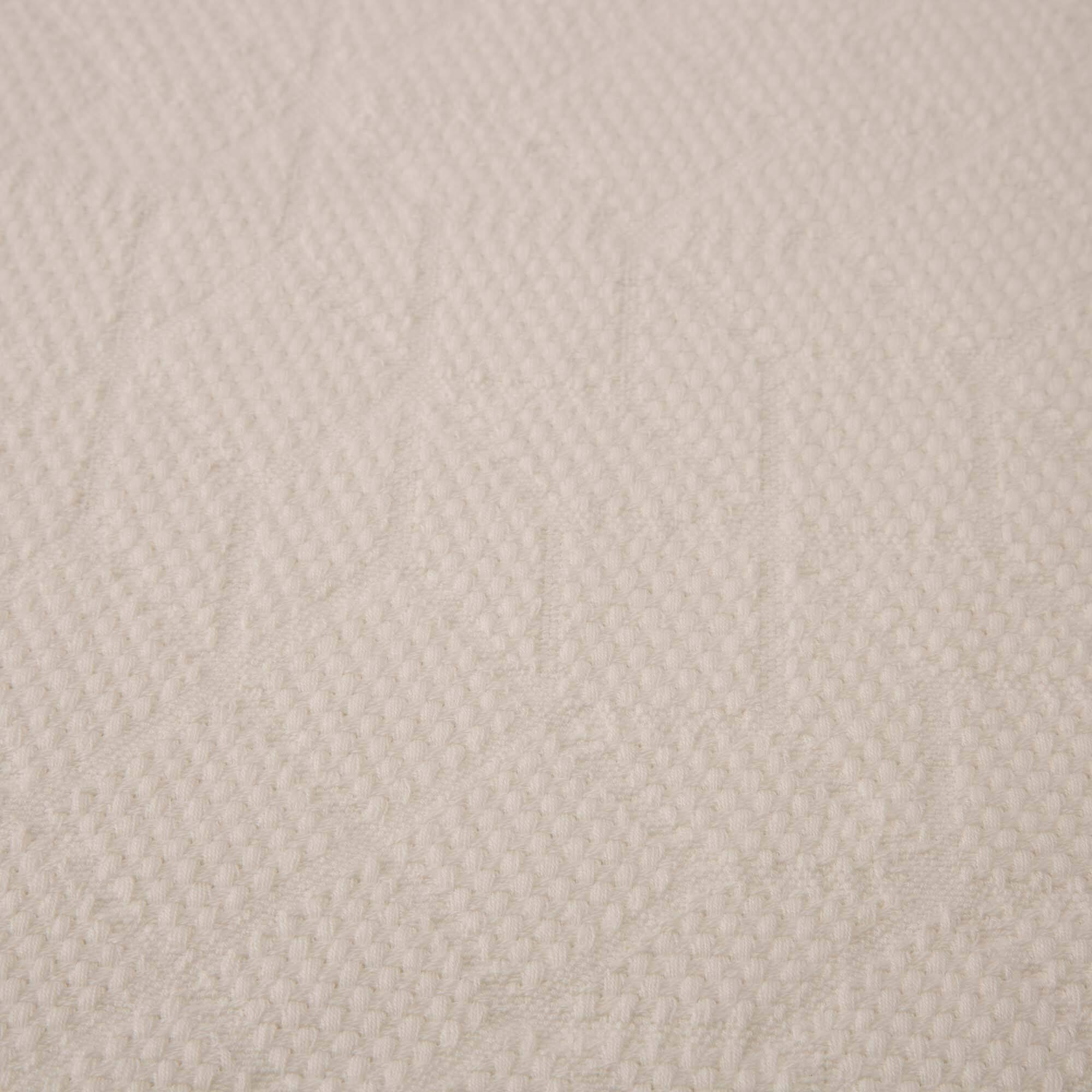 Glitzhome® White Geometry Cotton Woven Throw
